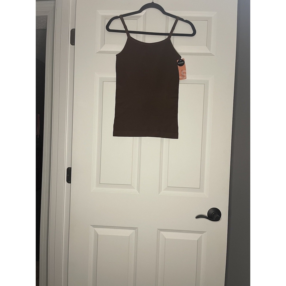 Shapermint All Day Everyday Scoop Neck Cami Brown Xl Nwt